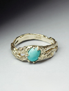 Turquoise Gold Ring with Jewelry Report MSU