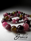 Large beads from tourmaline