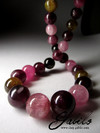Large beads from tourmaline