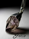 Silver pendant with amethyst