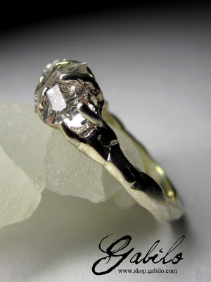 Ring with Crystals, Herkimer Diamond
