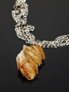 Pendant with vanadinite on silver chains