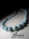 Turquoise Sphere 1 grade Beaded Necklace