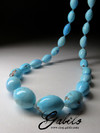 Beads from turquoise highest grade