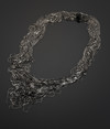 Decoration from 100 Meters of Fine Metallic Thread Black