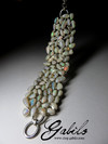 Large bracelet with opals Australian