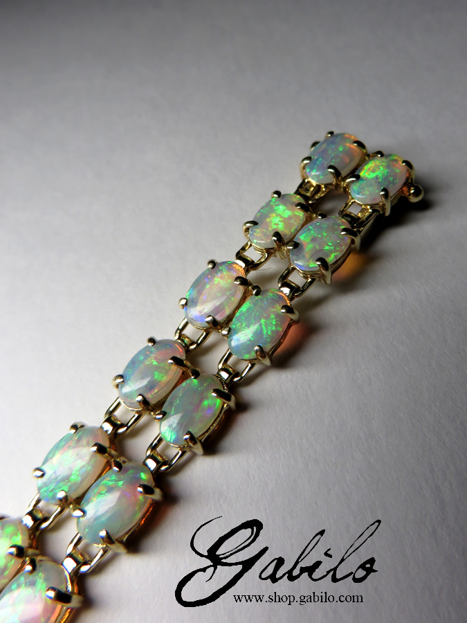 Australian Black opal Bracelet Womens Fashion Jewelry  Organisers  Bracelets on Carousell