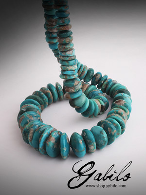 Tourquoise Iran Beaded Necklaces