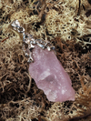 Pendant with Rose Quartz crystal