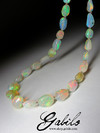 Beads of Ethiopian opal