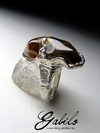 Fire Agate Silver Ring