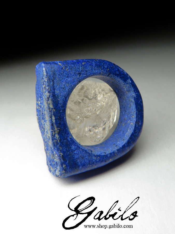 Lapis Lazuli Ring, Half Moon Ring, 925 Solid Sterling Silver, Natural Blue  Lapis Gemstone, Rose Gold, 22K Yellow Gold Fill Ring - Etsy