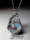 Pendant with turquoise