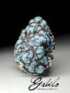 Large ring with turquoise Kazakhstan