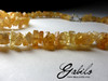 Beads from topaz imperial