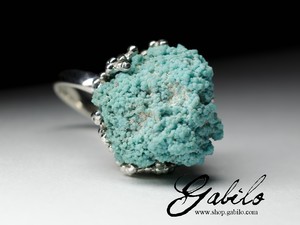 Ring with turquoise turquoise