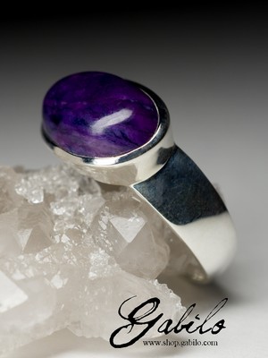 Sugilite Ring with Gem Report MSU