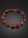 Beads of red jasper African