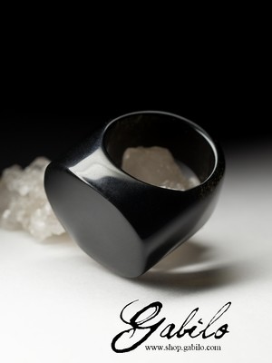 One-piece Morion ring