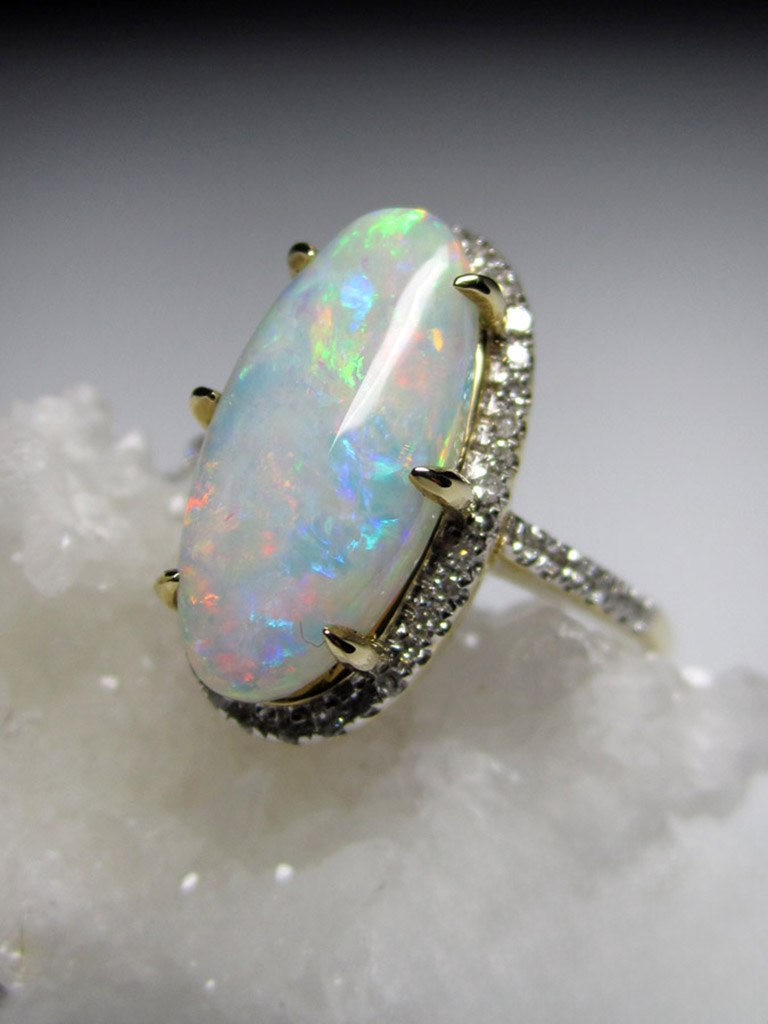 Vintage Opal Ring, Opal Navette Ring, Oval Opal Ring, 14K Gold, Gold  Filigree Ring, Rainbow Stone Ring, Right Hand Ring, Flat Opal Ring - Etsy