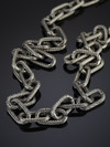 Decoration from the Large Steel Chain One Row