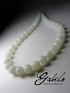 On order: Beads balls of white jade