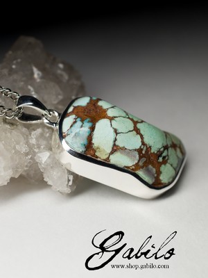 Turquoise Silver Necklace