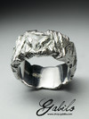 Aquamarine Silver Ring with Gem Report MSU