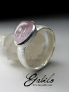 Ring with kunzite