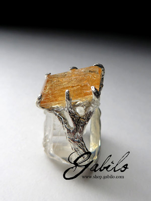 Certified Ring with Topaz Imperial