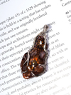 Fire Agate silver necklace