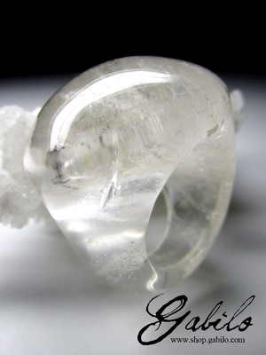 Solid Rock Crystal Ring