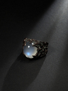 Moonstone silver Ivy ring