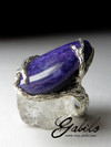 Ring with Charoite in silver
