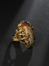 Ivy gold ring with boulder opal