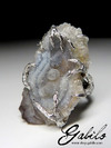 Agate Rose Silver Ring