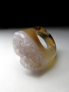 Quartz Solid Stone Ring
