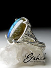 Silver Ring with Labrador