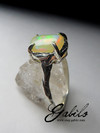 Opal gold ring