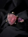 Tourmaline and Sapphire Gold Ring