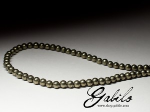 Beads from pyrite