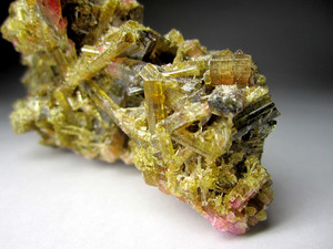 The crystal of tourmaline