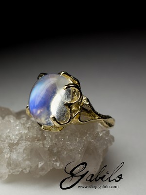 Moonstone Gold Ring