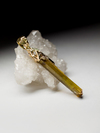 Tourmaline Dravite Crystal Gold Pendant