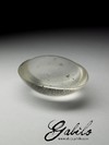 Rock crystal cabochon with pyrite 68 carats