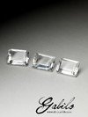 Rock crystal cut set 4.65 carat with gem report MSU