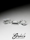 Rock crystal cut set 4.65 carat with gem report MSU