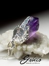 Pendant with amethyst crystal