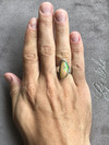 Ethiopian opal silver ring