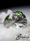 Peridot silver ring
